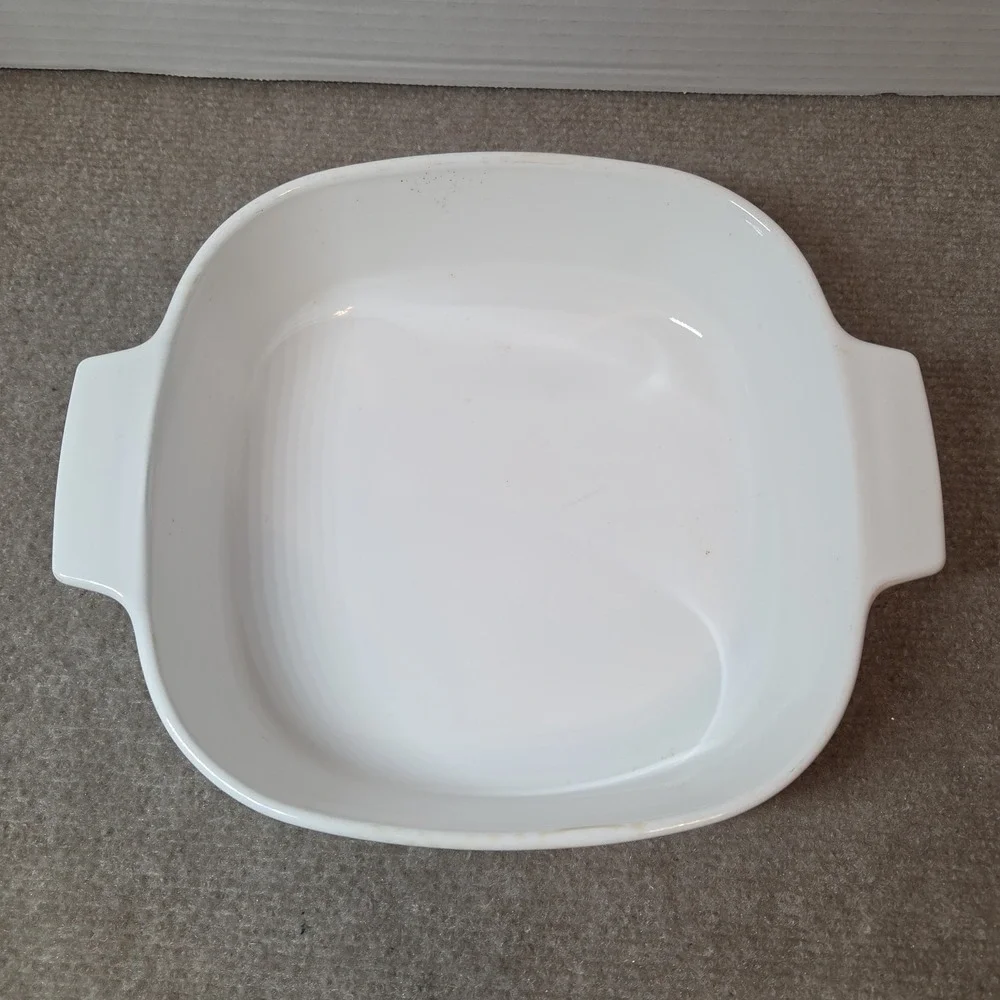 Corning Ware A-2-B Pastel Bouquet 2 Qt Casserole Dish w/Pyrex Glass Lid A-9-C